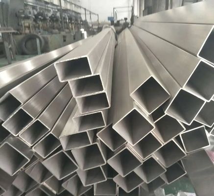 1.4319 301 kare paslanmaz çelik boru borusu 40 X 40 X 2mm