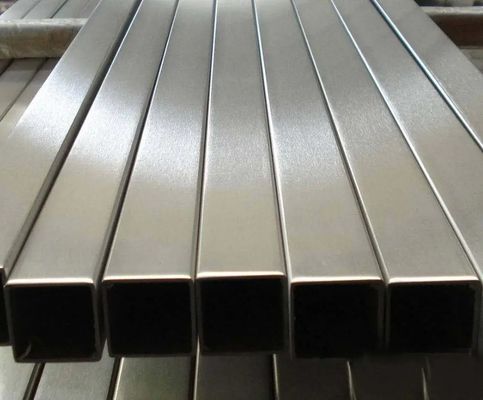 304L kare paslanmaz çelik dekoratif boru 2&quot;x2&quot; 5.8m uzunluk