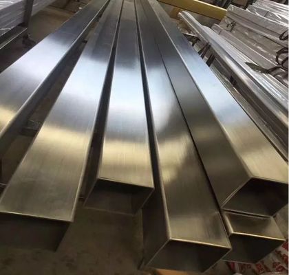 1&quot; X 0.12&quot; kare paslanmaz çelik boru kaynaklı dikişsiz cilalı 316L paslanmaz çelik boru
