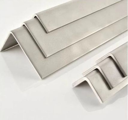 100 X 50 mm paslanmaz çelik profilleri L şeklinde eşit olmayan açı çubuğu 304