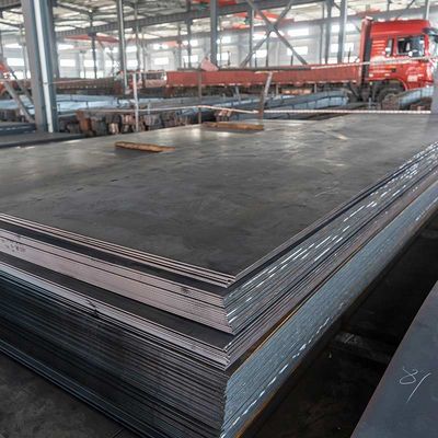 JIS G3101 SS400 Sıcak lastik karbon çelik levhası 10 X 2000 X 6000mm