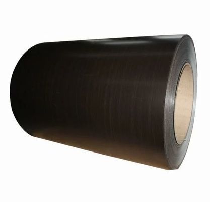 Z100 DX51D Siyah Renk PPGI PPGL Çinko Renk 0.2 X 1250mm