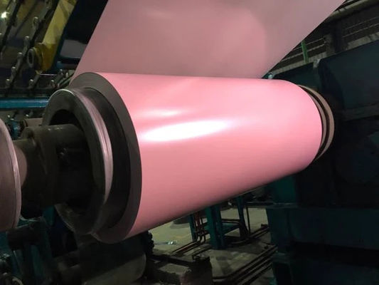 Pembe Renkli PPGI PPGL önceden boyanmış çelik bobin DC03 0.12-2mm